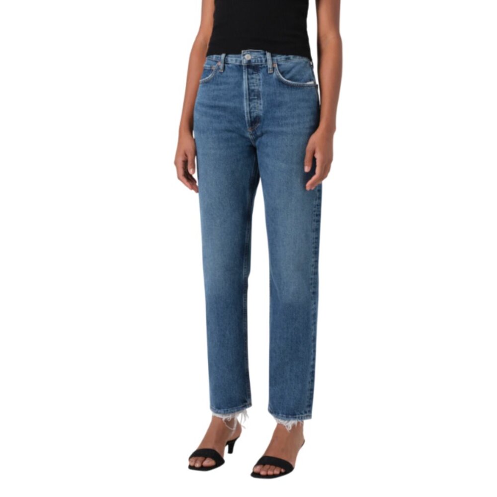 Agolde Women's High Rise Jeans - Blue